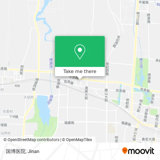 国博医院 map