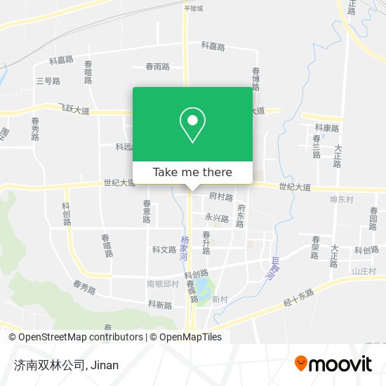 济南双林公司 map