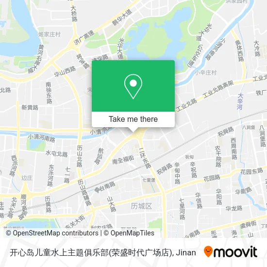 开心岛儿童水上主题俱乐部(荣盛时代广场店) map