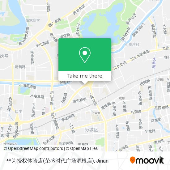 华为授权体验店(荣盛时代广场源根店) map