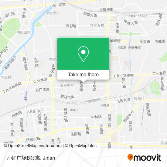 万虹广场B公寓 map