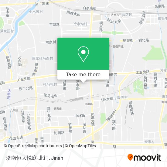 济南恒大悦庭-北门 map