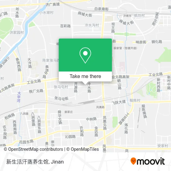 新生活汗蒸养生馆 map