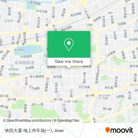 铁院大厦-地上停车场(一) map