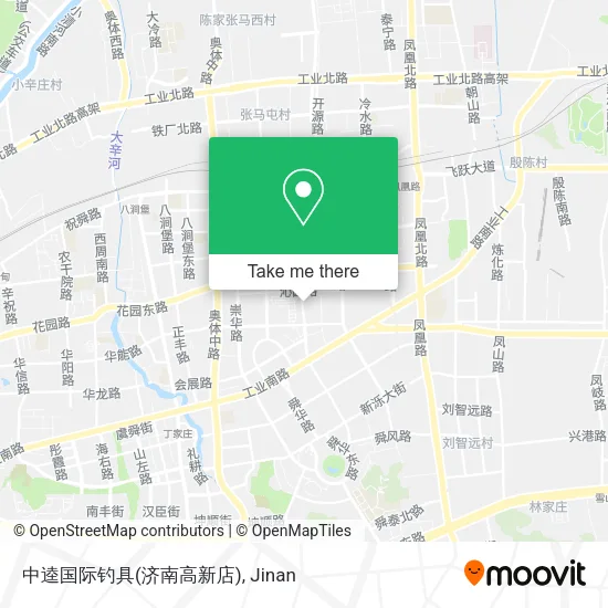 中逵国际钓具(济南高新店) map