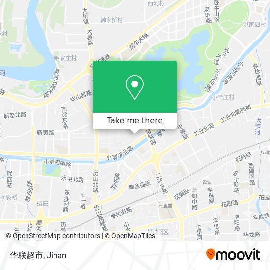 华联超市 map