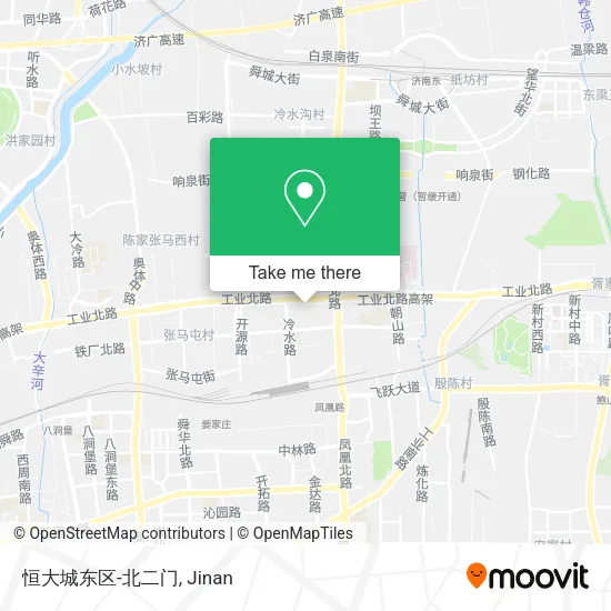 恒大城东区-北二门 map