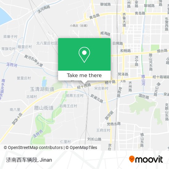 济南西车辆段 map