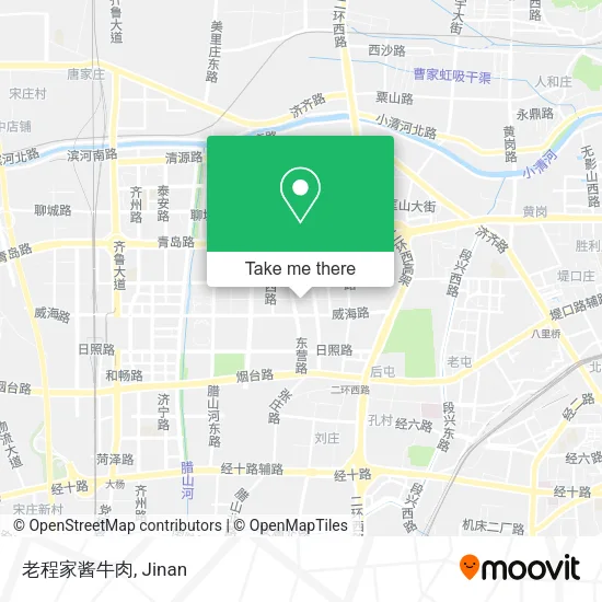 老程家酱牛肉 map