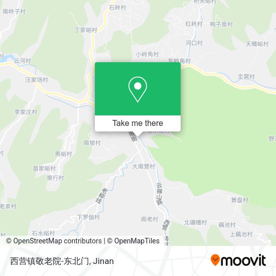 西营镇敬老院-东北门 map