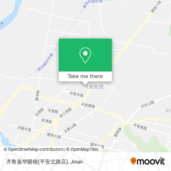 齐鲁嘉华眼镜(平安北路店) map