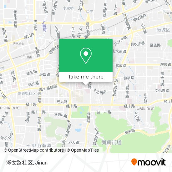 泺文路社区 map