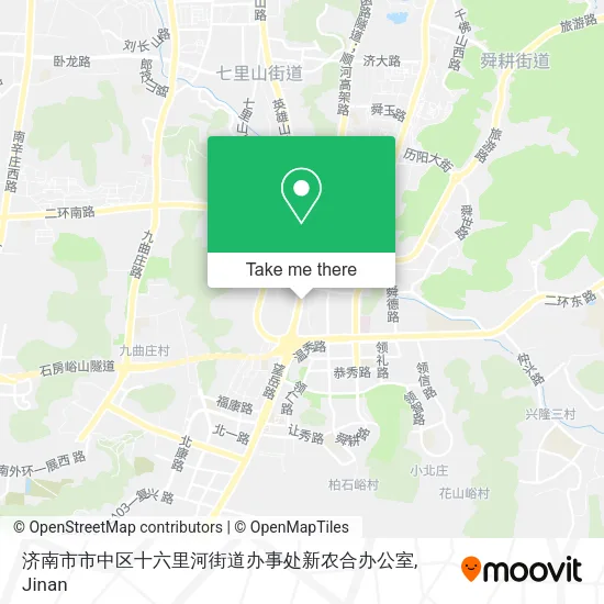 济南市市中区十六里河街道办事处新农合办公室 map