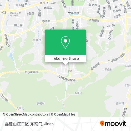 鑫源山庄二区-东南门 map