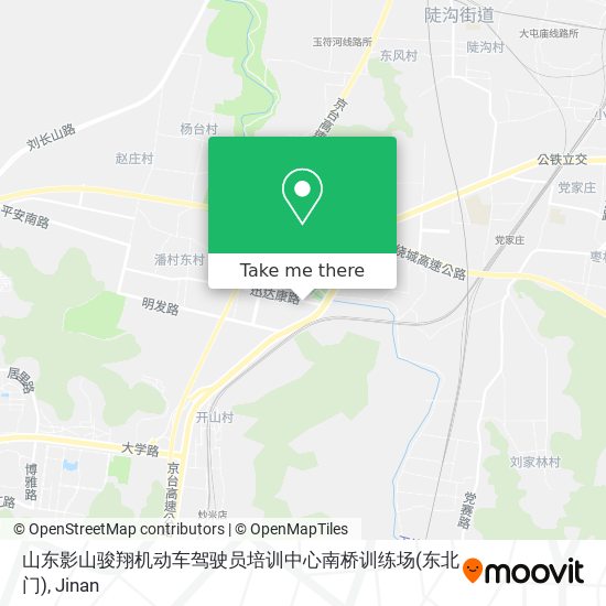 山东影山骏翔机动车驾驶员培训中心南桥训练场(东北门) map