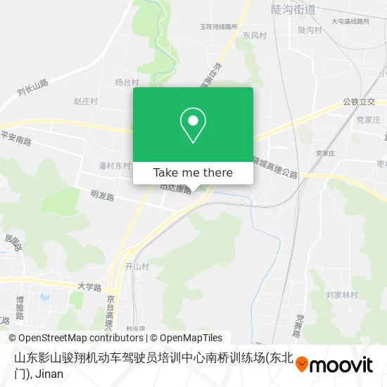 山东影山骏翔机动车驾驶员培训中心南桥训练场(东北门) map