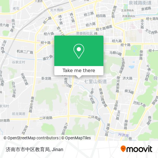 济南市市中区教育局 map