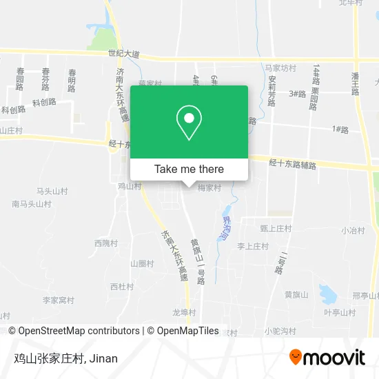 鸡山张家庄村 map