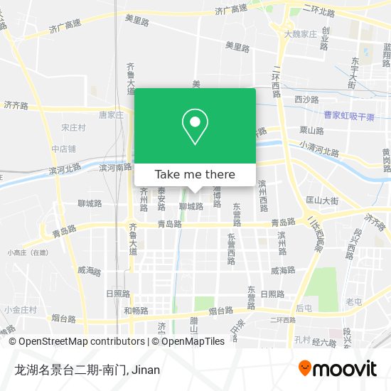 龙湖名景台二期-南门 map
