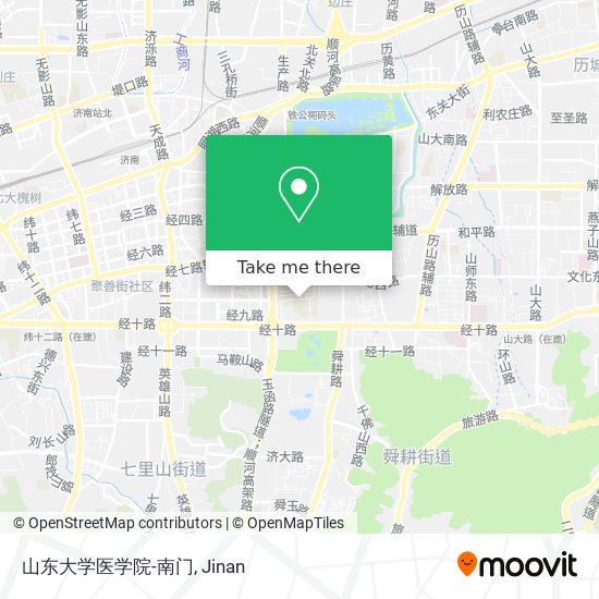 山东大学医学院-南门 map