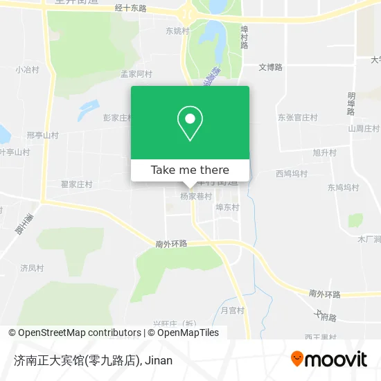 济南正大宾馆(零九路店) map