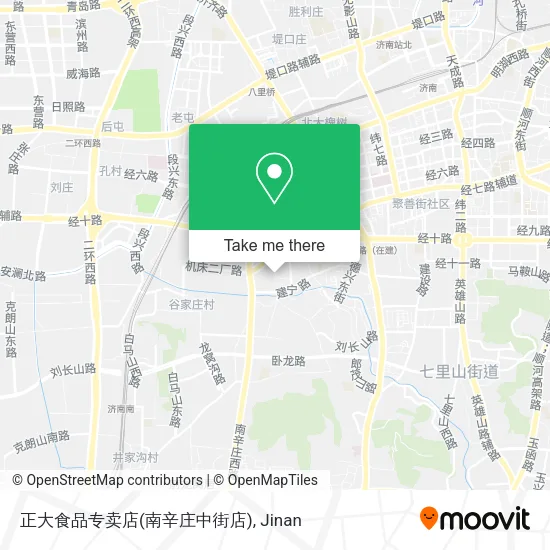 正大食品专卖店(南辛庄中街店) map