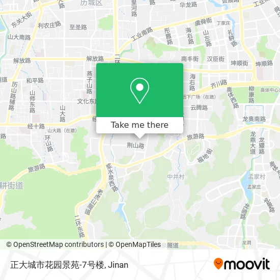 正大城市花园景苑-7号楼 map