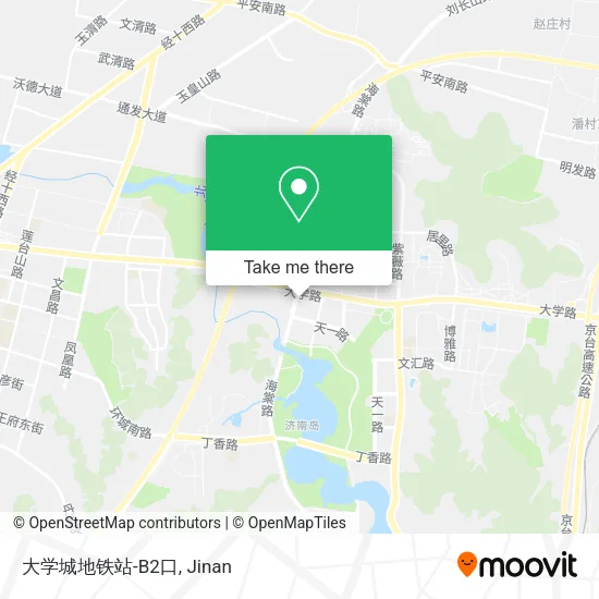 大学城地铁站-B2口 map