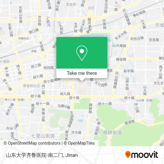山东大学齐鲁医院-南二门 map