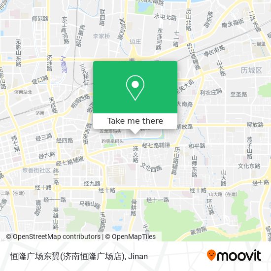 恒隆广场东翼(济南恒隆广场店) map