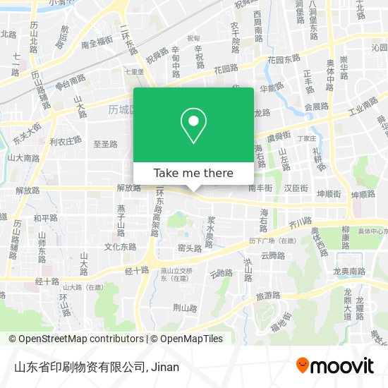 山东省印刷物资有限公司 map