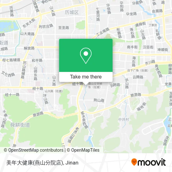 美年大健康(燕山分院店) map