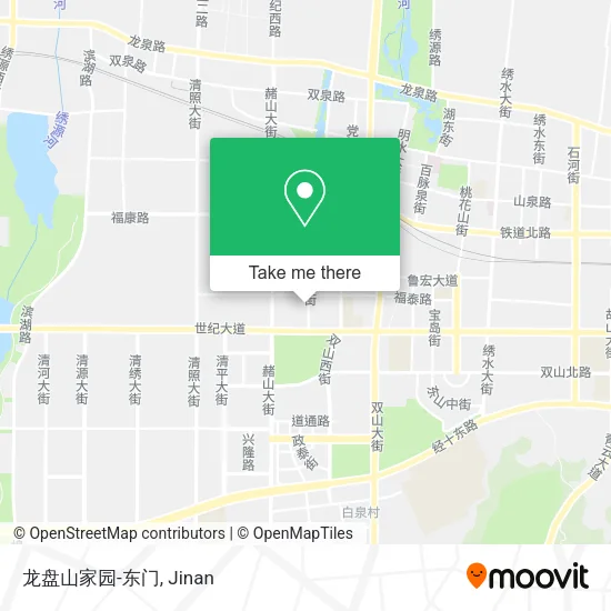 龙盘山家园-东门 map