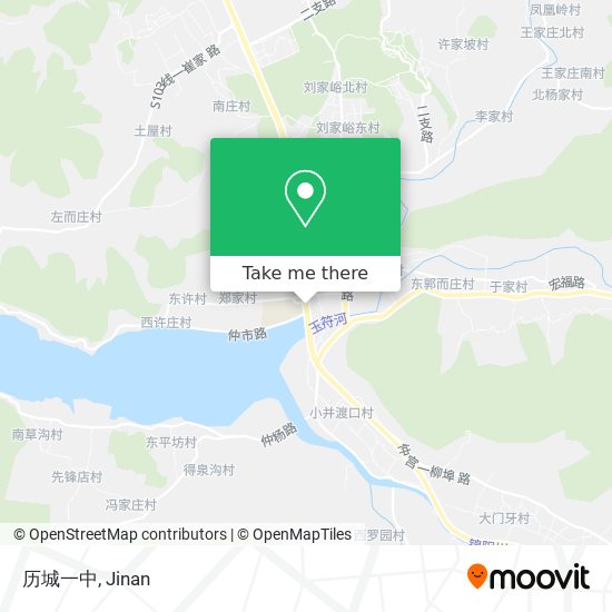 历城一中 map