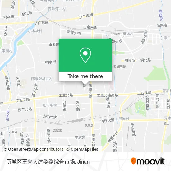 历城区王舍人建委路综合市场 map