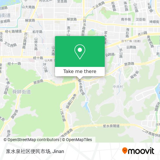 浆水泉社区便民市场 map