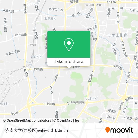 济南大学(西校区)南院-北门 map