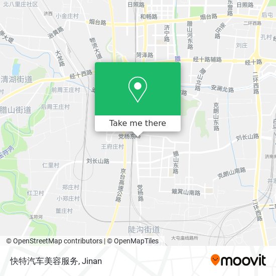 快特汽车美容服务 map