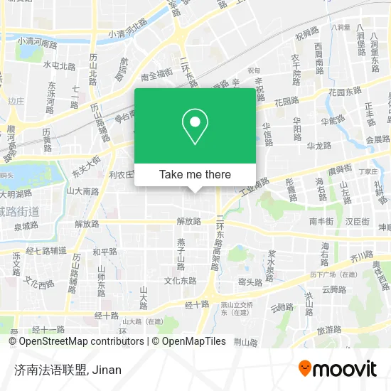 济南法语联盟 map