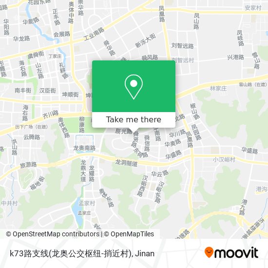 k73路支线(龙奥公交枢纽-捎近村) map