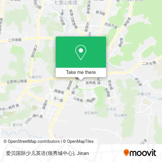 爱贝国际少儿英语(领秀城中心) map