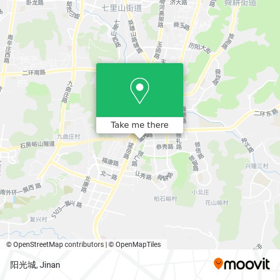 阳光城 map