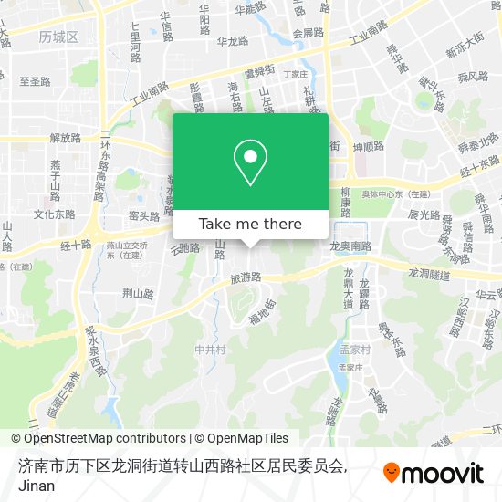 济南市历下区龙洞街道转山西路社区居民委员会 map