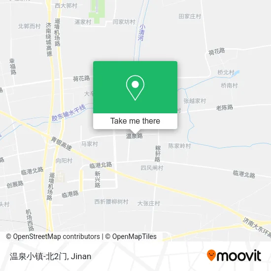 温泉小镇-北2门 map