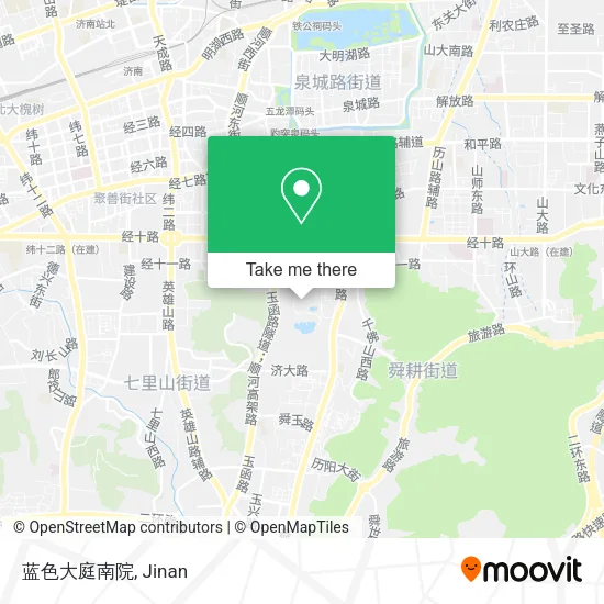 蓝色大庭南院 map