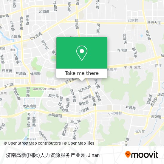 济南高新(国际)人力资源服务产业园 map