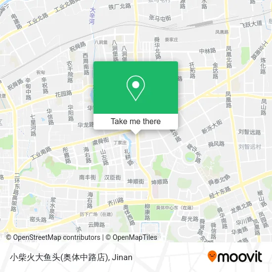 小柴火大鱼头(奥体中路店) map