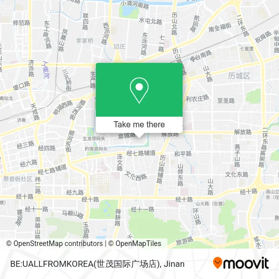 BE:UALLFROMKOREA(世茂国际广场店) map