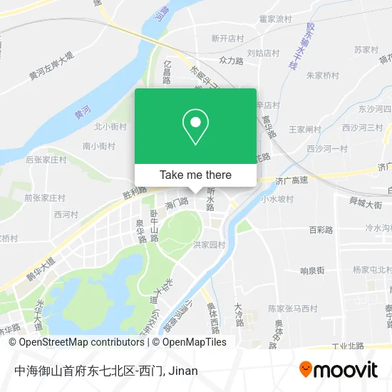 中海御山首府东七北区-西门 map