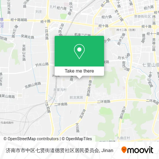 济南市市中区七贤街道德贤社区居民委员会 map